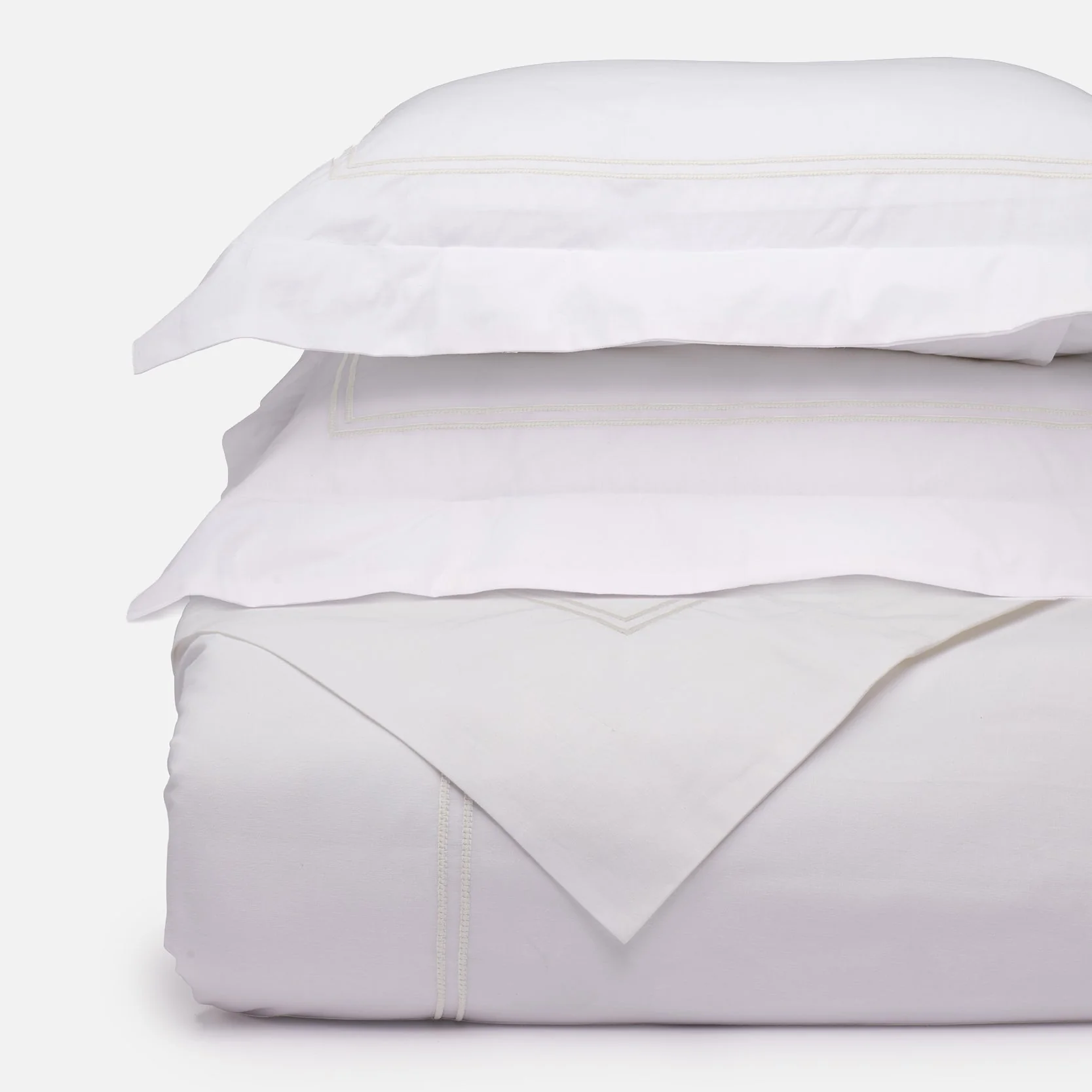 Ella Embroidered Duvet Cover & Shams Bedding Bundle - Image 5