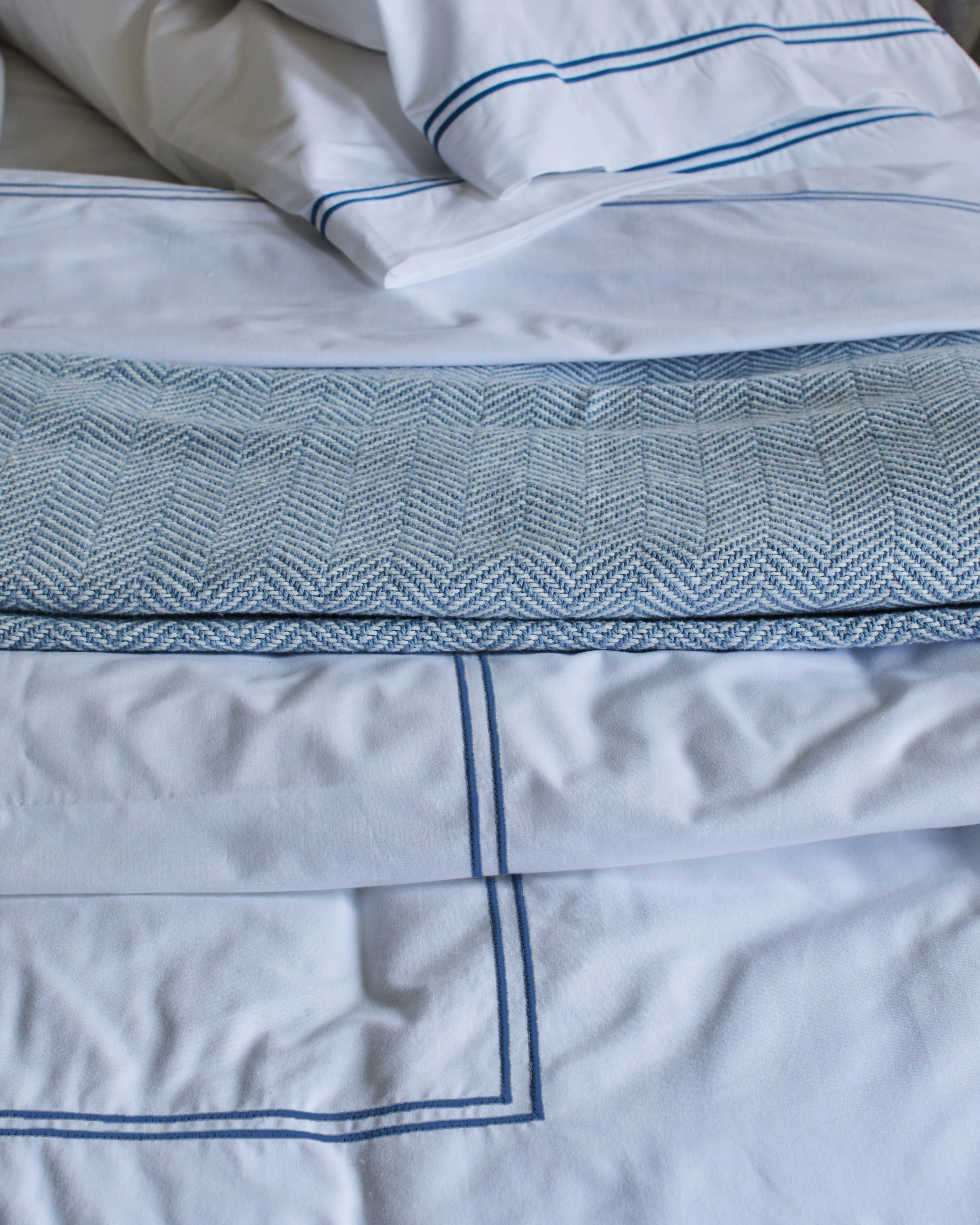 Ella Embroidered Duvet Cover & Shams Bedding Bundle - Image 9