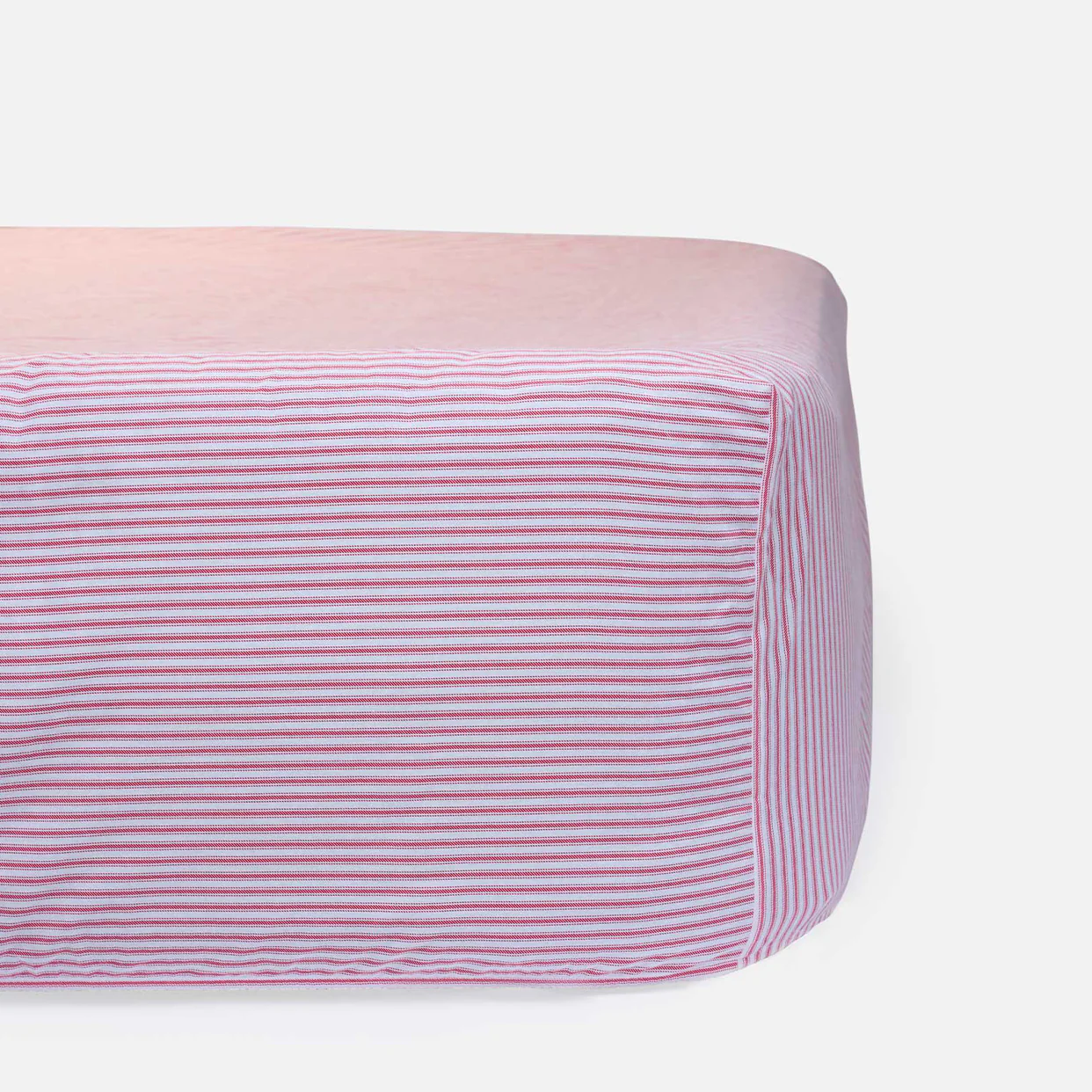 Ticking Stripe Single Fitted Sheet - Image 5