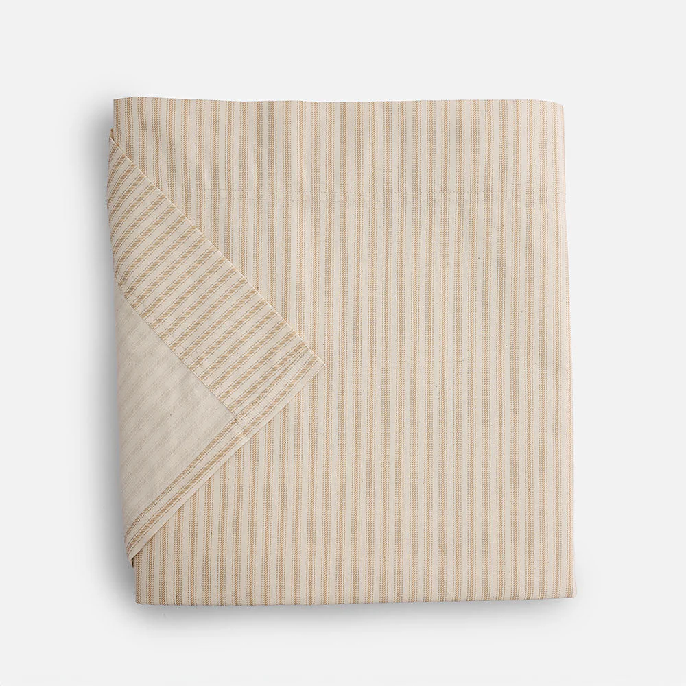 Ticking Stripe Single Flat Sheet - Image 5