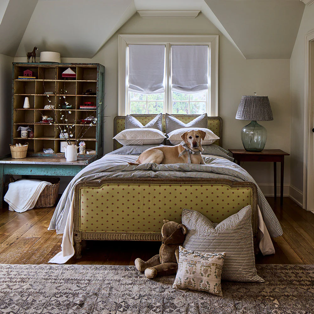 Ticking Stripe Duvet Cover and Shams Bundle - Image 9