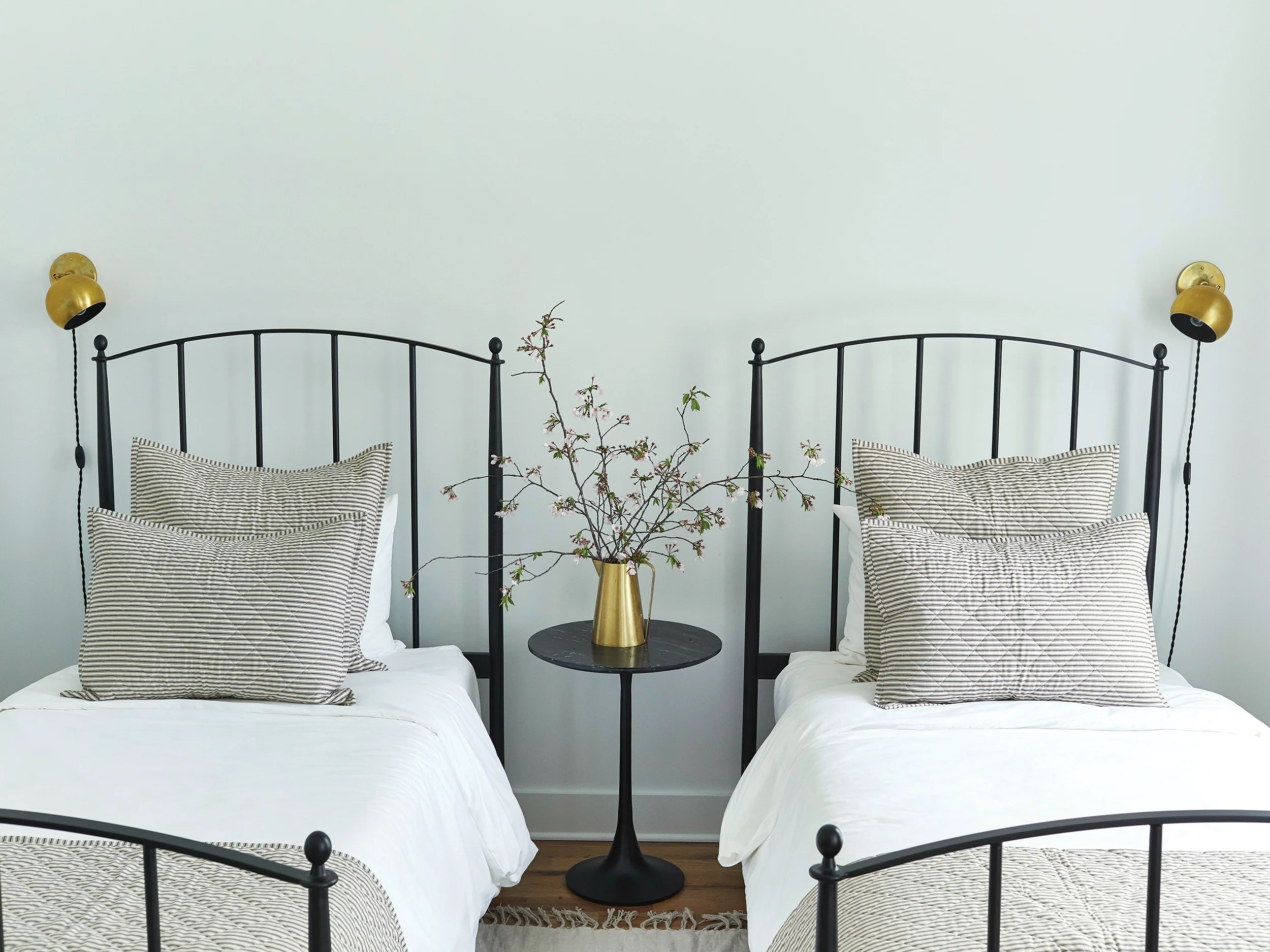 Ticking Stripe Quilt and Shams Bundle - Image 7